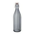 Chai thủy tinh nắp cài Oxford 1L - màu xám (Bormioli Rocco) - small 1