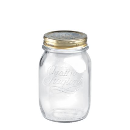 Hũ thủy tinh nắp vặn Quattro 500ml (Bormioli Rocco) - 4