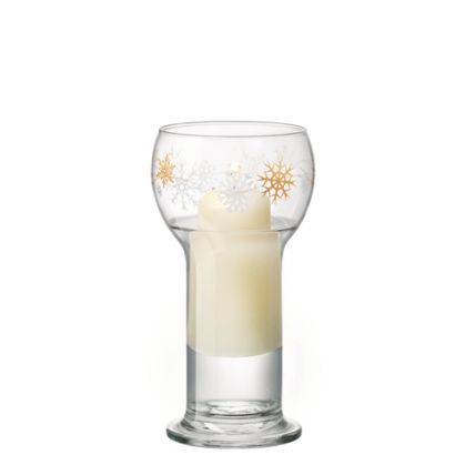 Ly thắp nến thủy tinh Lucilla Gold (Bormioli Rocco) - 1