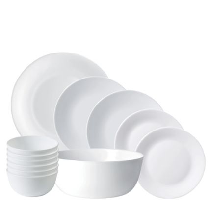 Bộ chén đĩa thủy tinh Ronda 12 món (Bormioli Rocco) - 1