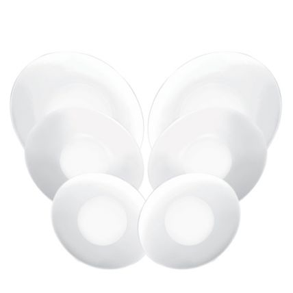 Bộ đĩa thủy tinh Prometeo 6 món (Bormioli Rocco) - 1