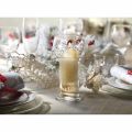 Ly thắp nến thủy tinh Lucilla Silver (Bormioli Rocco) - small 2