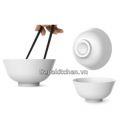 Chén cơm thủy tinh có chân Asian (Bormioli Rocco) - small 1