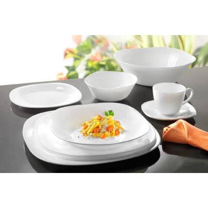 Bộ chén đĩa thủy tinh vuông Parma 10 món (Bormioli Rocco)  - 3