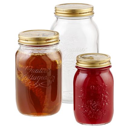 Hũ thủy tinh nắp vặn Quattro 1000ml (Bormioli Rocco) - 3