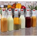 Chai thủy tinh vuông nắp cài Swing 0.25L (Bormioli Rocco) - small 4