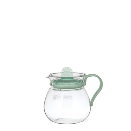 Bình trà thủy tinh Iwaki 400ml - xanh lá - 1