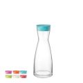 Bình rót rượu thủy tinh Ypsilon 1L  có nắp màu (Bormioli Rocco) - small 1