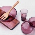 Bộ 6 ly thủy tinh màu tím Hya Purple cao 38cl (Bormioli Rocco) - small 3