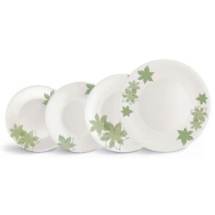 Combo 8 đĩa thủy tinh Moon Dream Green - Bormioli  - 1