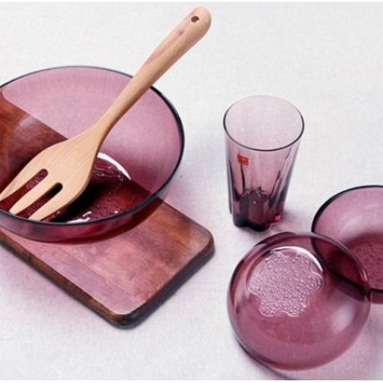 Bộ 6 ly thủy tinh màu tím Hya Purple cao 38cl (Bormioli Rocco) - 3