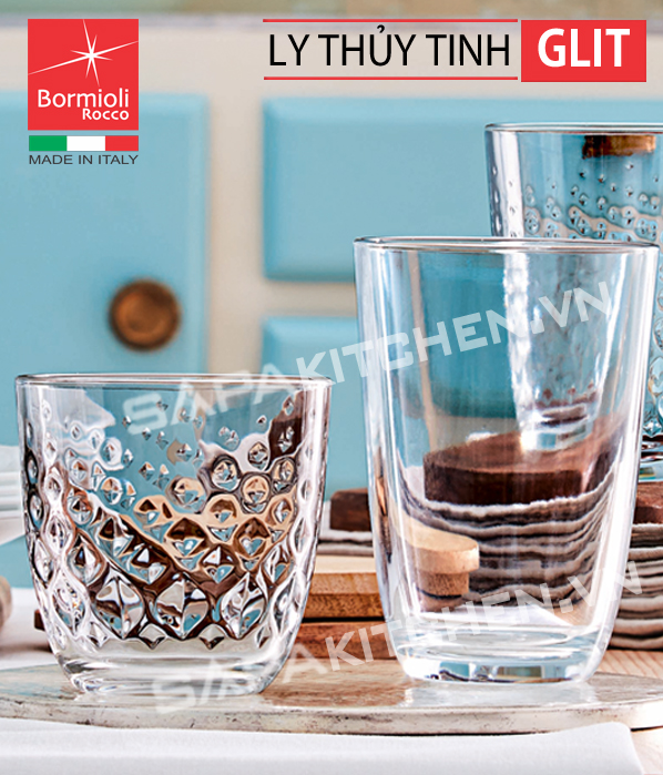 Bộ 6 ly thủy tinh Glit 29.5cl (Bormioli Rocco)