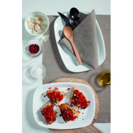 Đĩa thủy tinh chữ nhật Parma 20x28 (Bormioli Rocco) h1