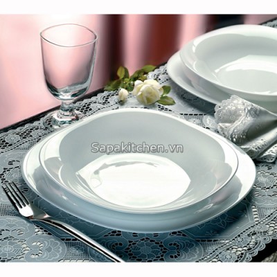 Đĩa thủy tinh vuông Parma 31 (Bormioli Rocco)