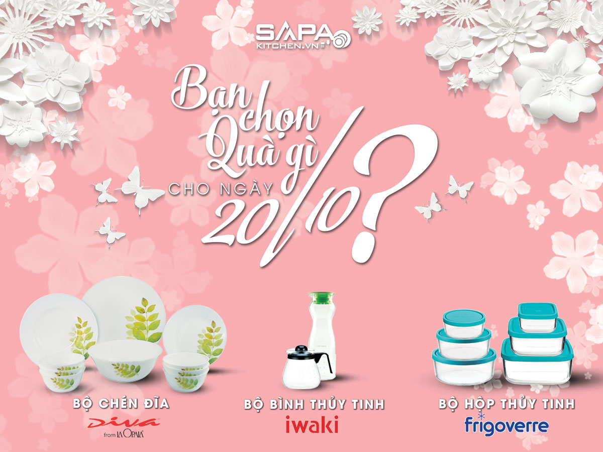 Sapakitchen-Minigame quà tặng 20/10 cho chị em phụ nữ
