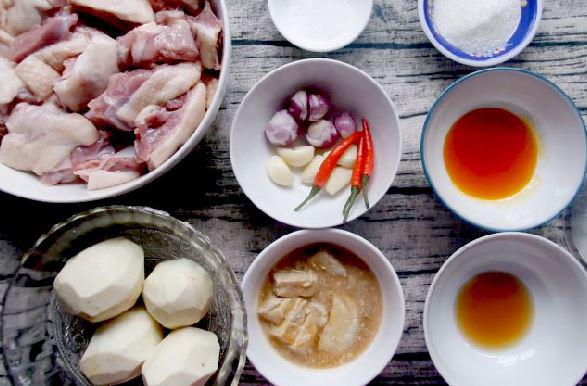 Nguyên liệu làm vịt nấu chao