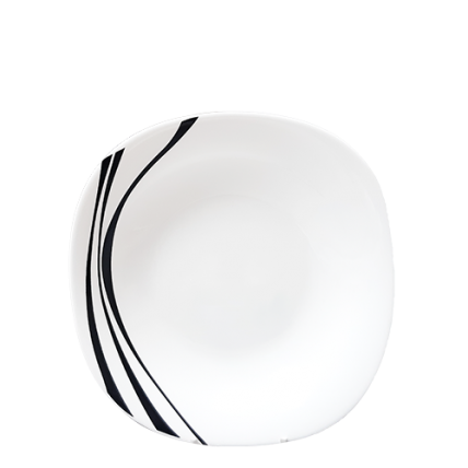 Đĩa thủy tinh vuông 225 Diva Ivory M.N (La Opala) - 1