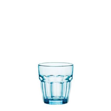 Ly thủy tinh chịu nhiệt màu xanh biển Rock Bar 27cl (Bormioli Rocco) - 1