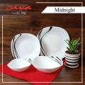 Bộ chén đĩa thủy tinh vuông Diva Ivory M.N 14 món (La Opala) - small 1