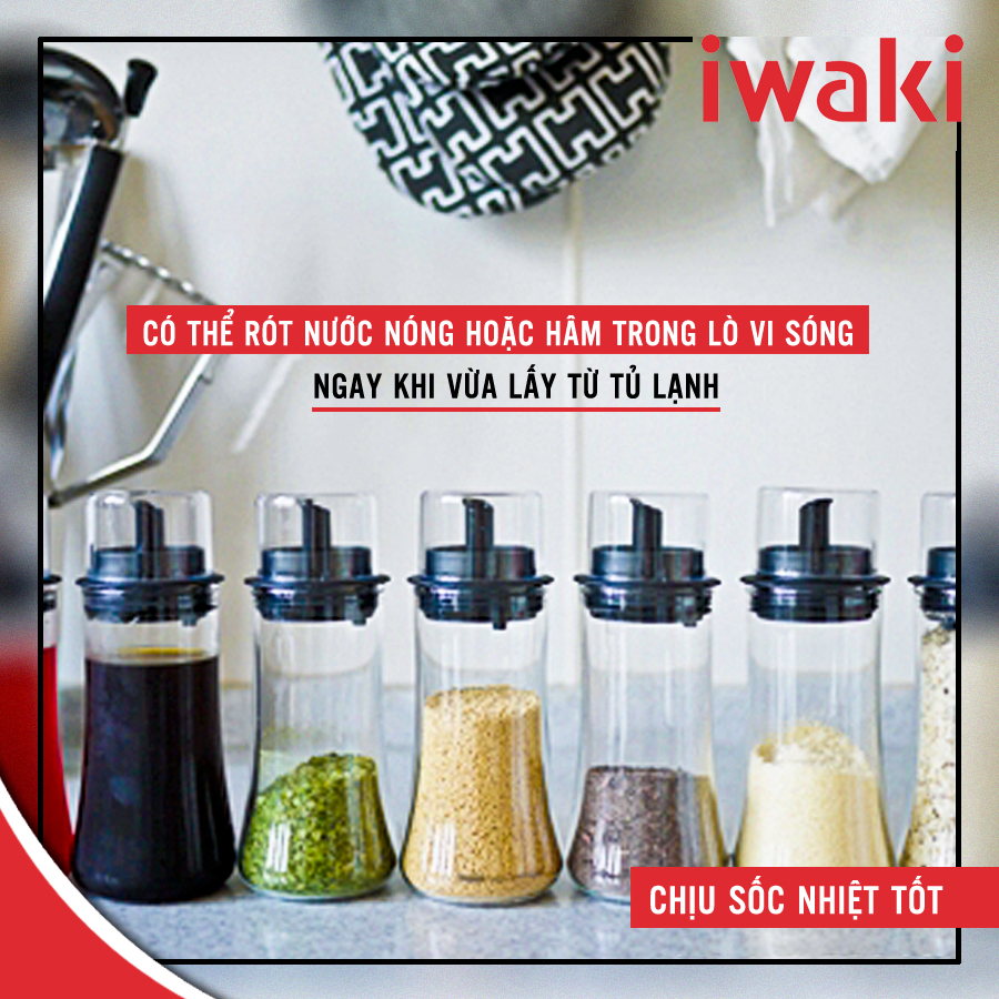 Bình rót gia vị iwaki 120ml