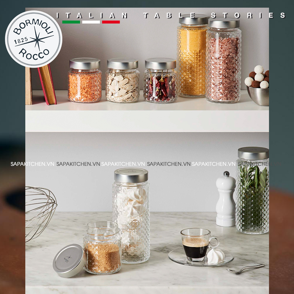 Hũ thủy tinh Delivery nắp vặn 300ml (Bormioli Rocco)