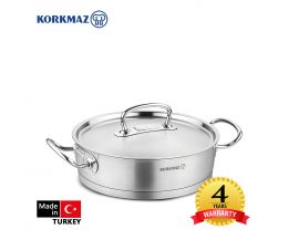 Nồi inox cao cấp thân thấp Korkmaz Proline 3.1 lít - A1172