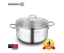 Nồi inox cao cấp Korkmaz Perla 6.8 lít - A1571