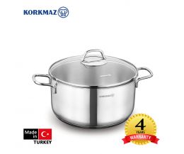 Nồi inox cao cấp Korkmaz Perla 5.5 lít - A1657