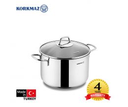 Nồi inox cao cấp Korkmaz Perla 4.8 lít thân cao - A2698