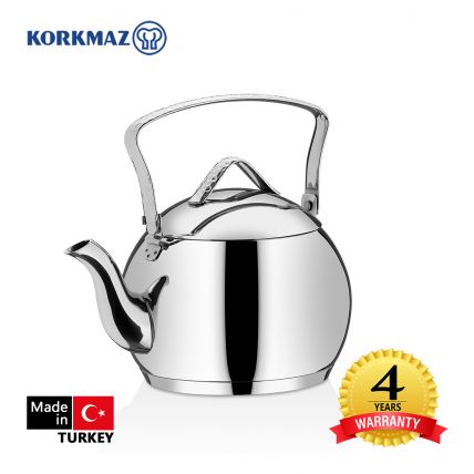 Ấm inox cao cấp Korkmaz Tombik 3.5 lít - A094 - 1