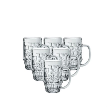 Bộ 6 ly bia thủy tinh Malles 0.25 - 31cl (Bormioli Rocco) - 1