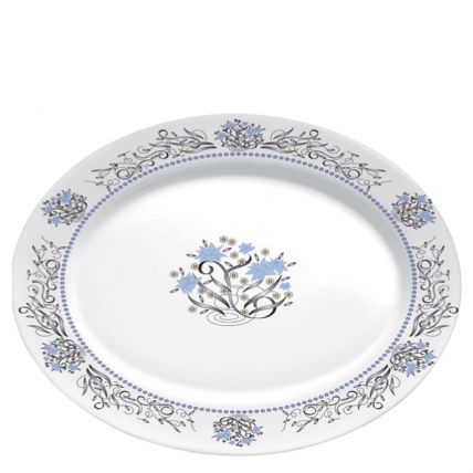 Đĩa thủy tinh oval Toledo Exotique 36 (Bormioli Rocco) - 1